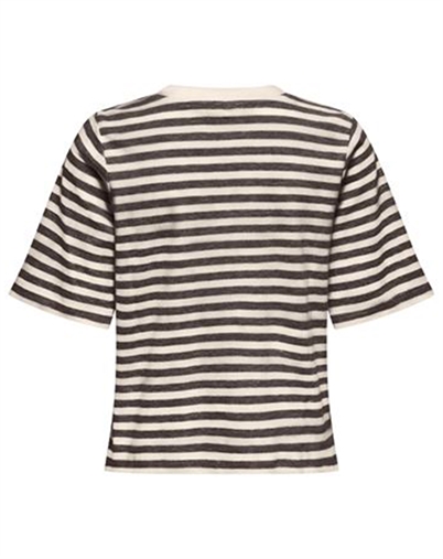 Only - ONLCarlina Life O-Neck T-shirt - Chocolate Torte/Birch